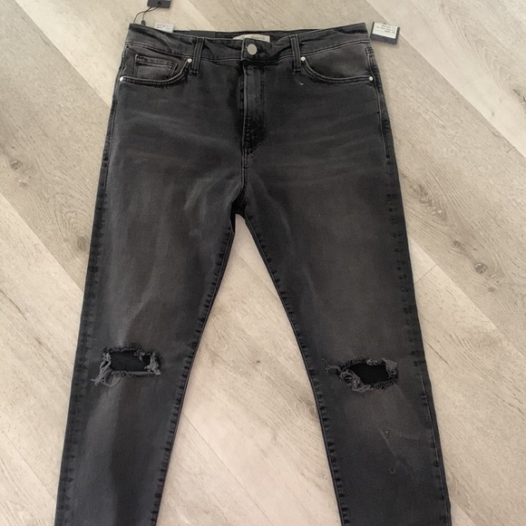 NWT Mavi Lucy Super High Rise Super Skinny Smoked Ripped Denim‎ Jeans size 32 - Picture 7 of 14